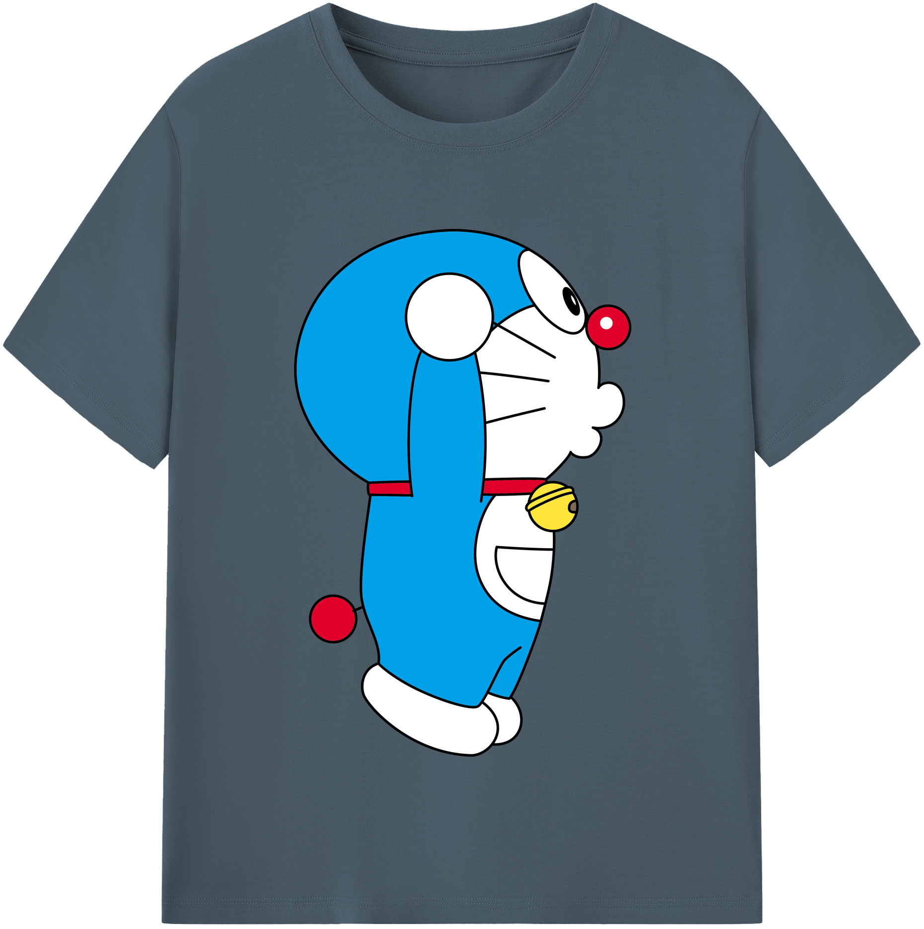 （画像用） ドラえもん Doraemon 綿100％半袖Tシャツ（フロントプリント）